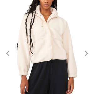 NWOT Free People Hit The Slopes Fleece Jacket
